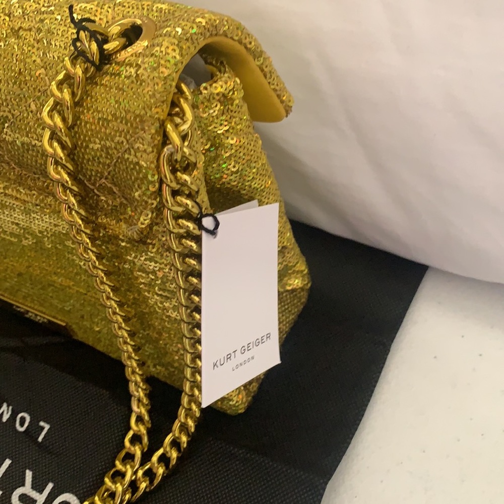 KURT GEIGER LONDON KENSINGTON SEQUINS CROSSBODY